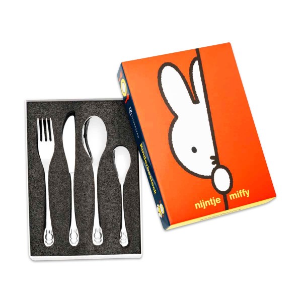 Four-piece children&#039;s cutlery set &#039;Miffy&#039;