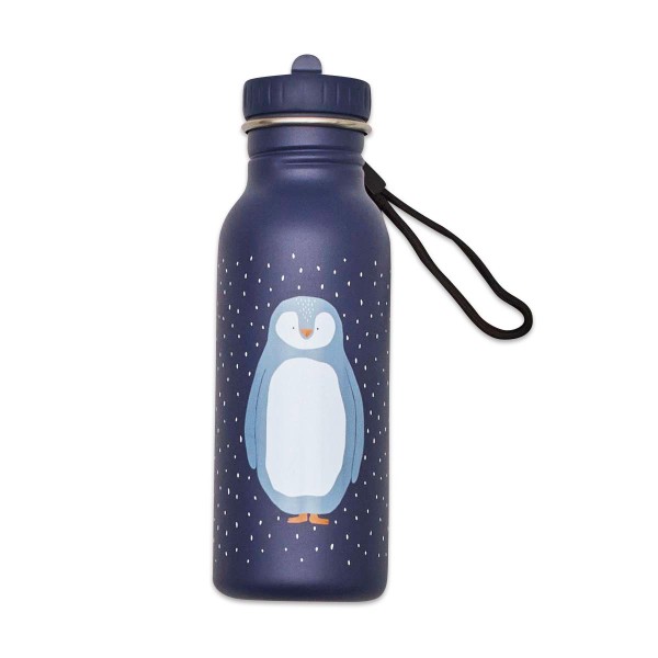 Grande bouteille en acier Monsieur Pingouin 500ml