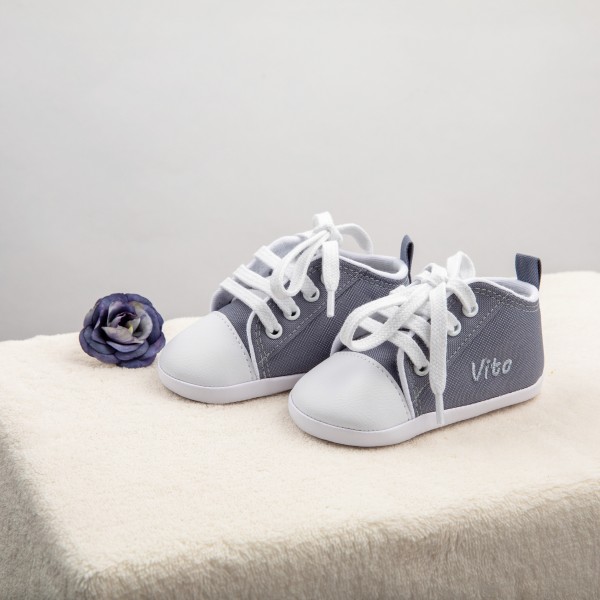 Baby shoes, Grey