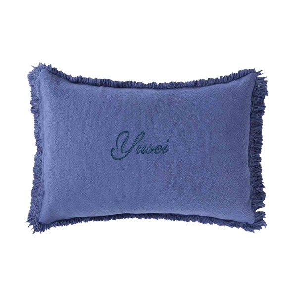 Coussin décoratif pour enfants, bleu 45x30