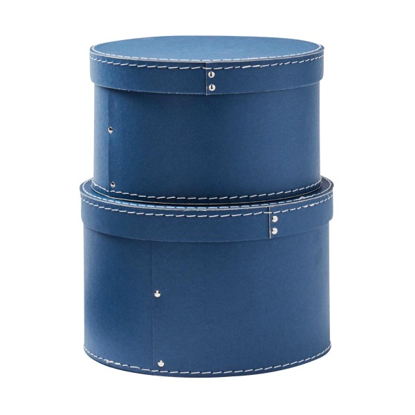 Lot de 2 boîtes de rangement Bleu