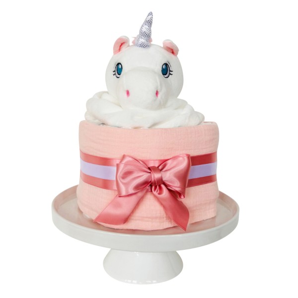 Gâteau de couches Licorne Mini, Love Kids