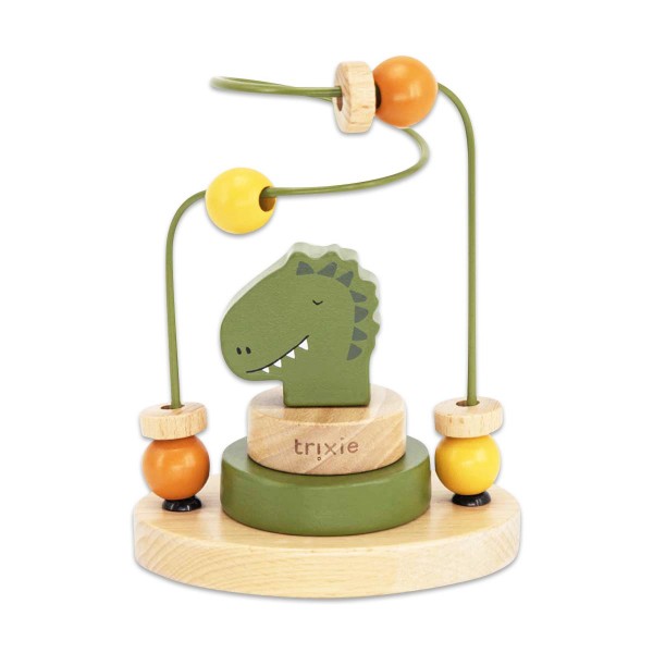 Boucle de motricité en bois Monsieur Dino