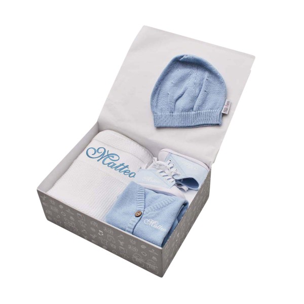 &quot;All our classics&quot; - The perfect and complete Babyset - blue