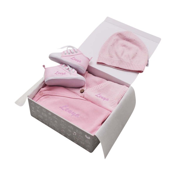 Babygeschenk Set Premium, Rosa