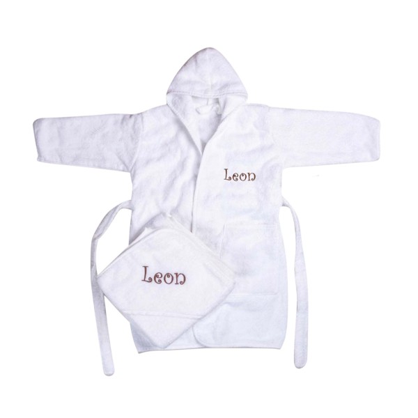 Set cadeau pour bébé Bain, Blanc