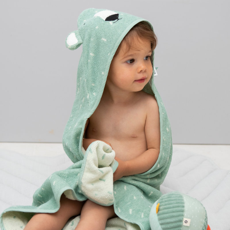 Big hooded Towel Big Mr. Polar Bear Trixie Love Kids