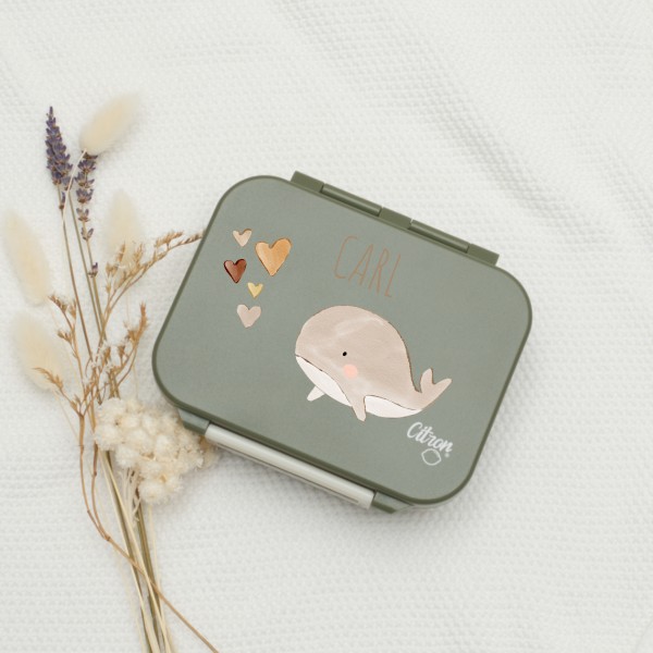 Lunchbox kids whale small, Love Kids design