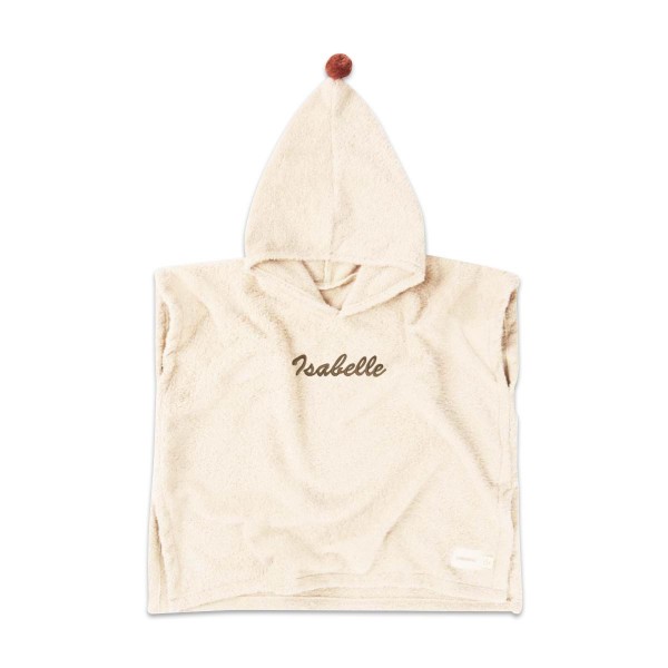 Badeponcho Kinder, Almond