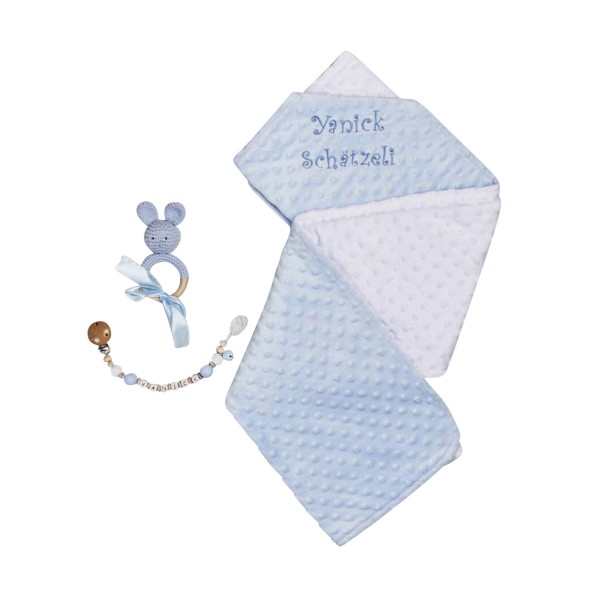 Classic Baby-Set - Bunny, Blue