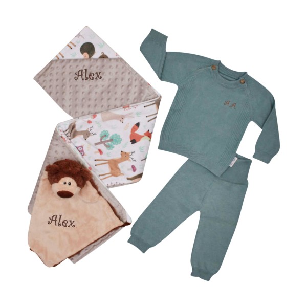 Baby Geschenkset Essentials, Mint