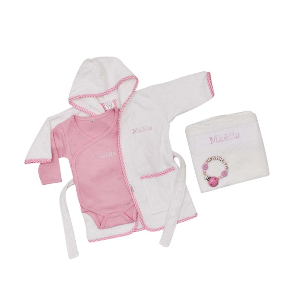 Babygeschenk Set Deluxe, Rosa