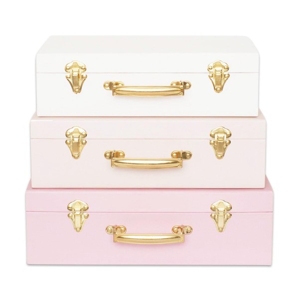 Suitcase Set 3-piece Pink