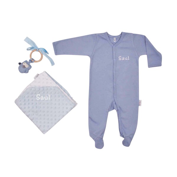 Babygeschenk Set Schlafen, Blau