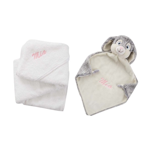 Comforter &amp; Hooded Towel, Rabbit