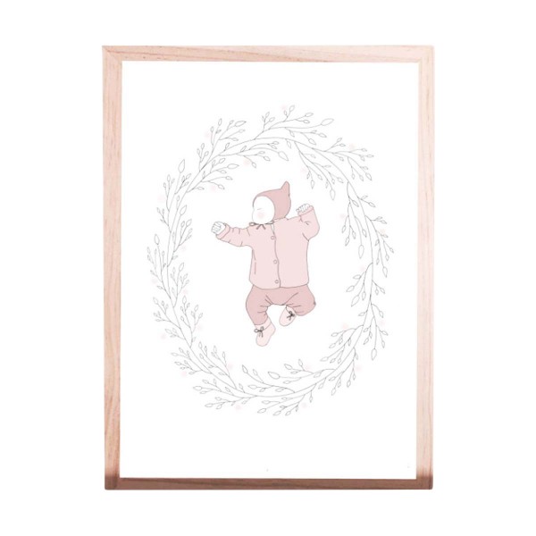 &quot;Welcome Little Baby Girl&quot; card