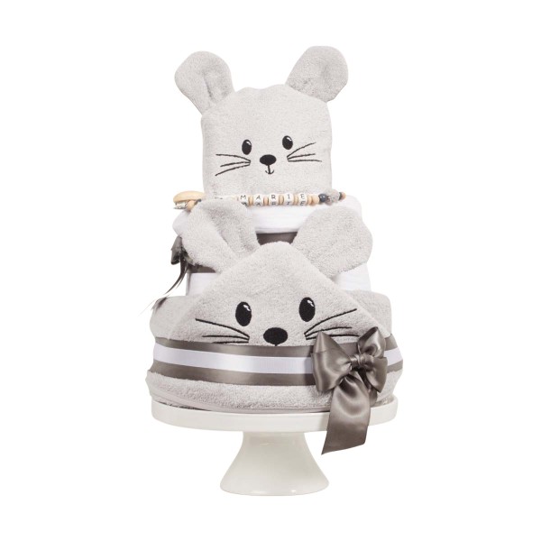 Diaper cake medium, bath time, Director Mouse