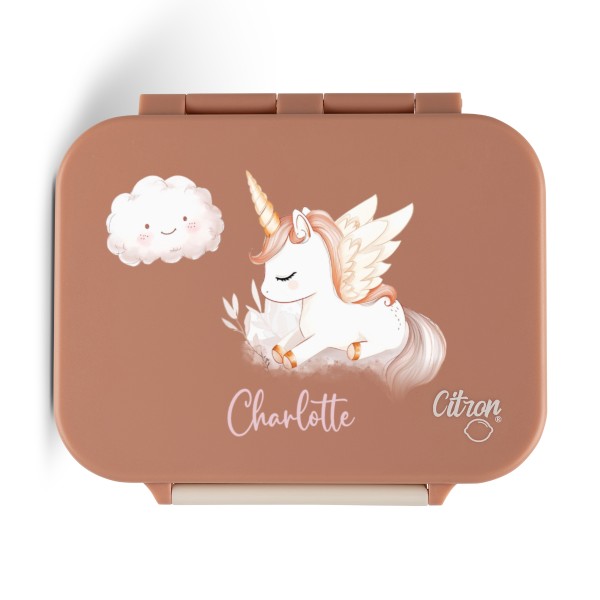 Lunchbox kids unicorn small, Citron