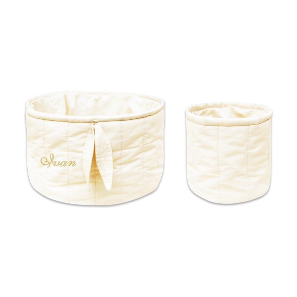 Storage Basket Set of 2, Bambie Natural