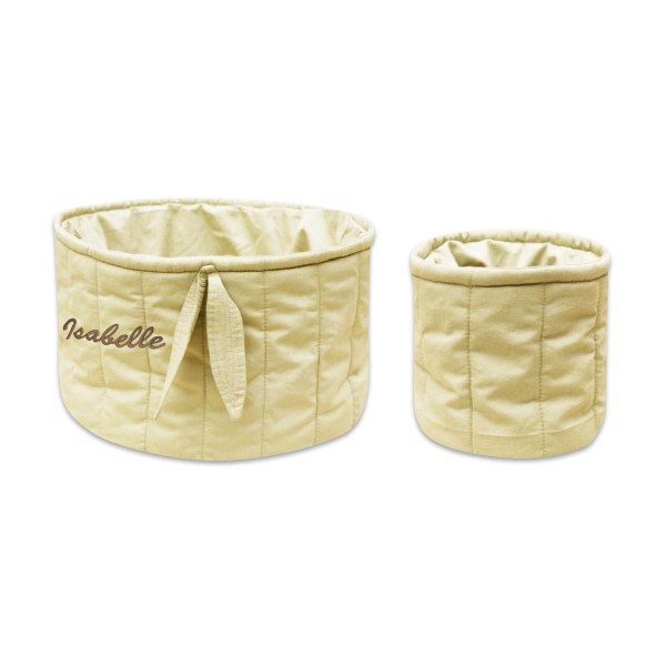 Paniers de rangement, set de 2, Banbie Olive