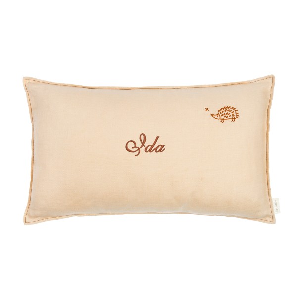 Coussin décoratif enfant, lin, Sable