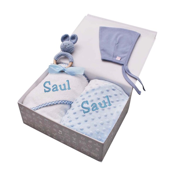 Baby Geschenkset Luxus, Blau