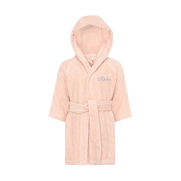 Peignoir de bain enfant, blush