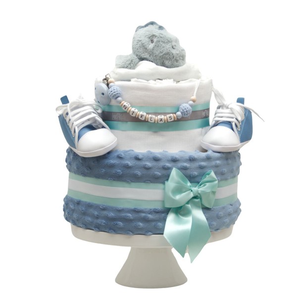 Nappy cake Dinosaur Medium, Love Kids