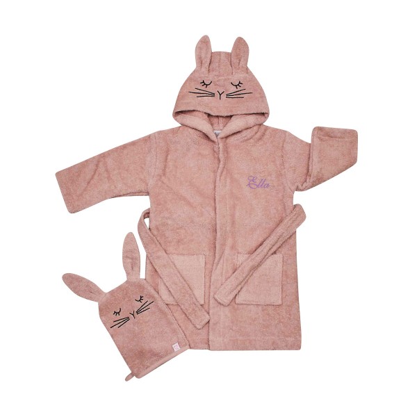 Set cadeau pour bébé Peignoir, lapin