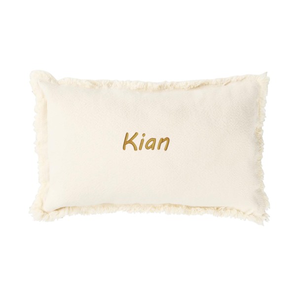 Children&#039;s decorative cushion, natural 45x30