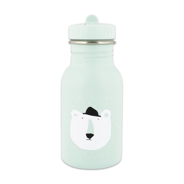 Petite bouteille en acier Monsieur Ours Polaire 350ml