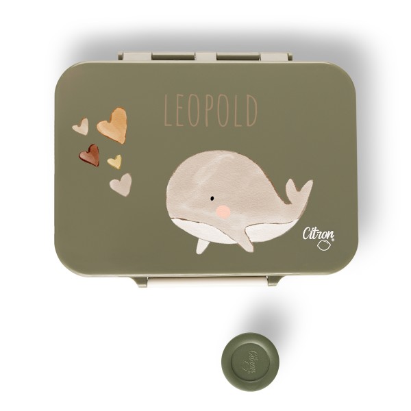 Lunchbox kids whale, Citron