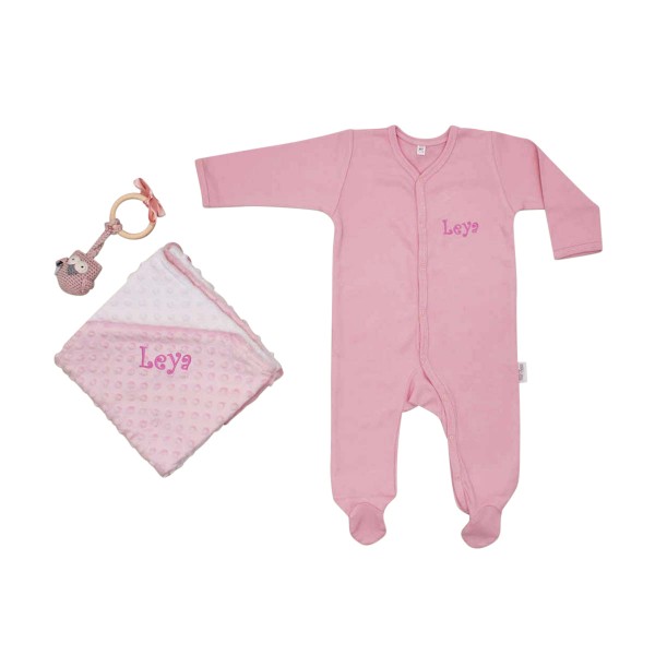 Babygeschenk Set Schlafen, Rosa