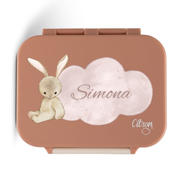 Lunchbox Kinder Hase klein, Rosa