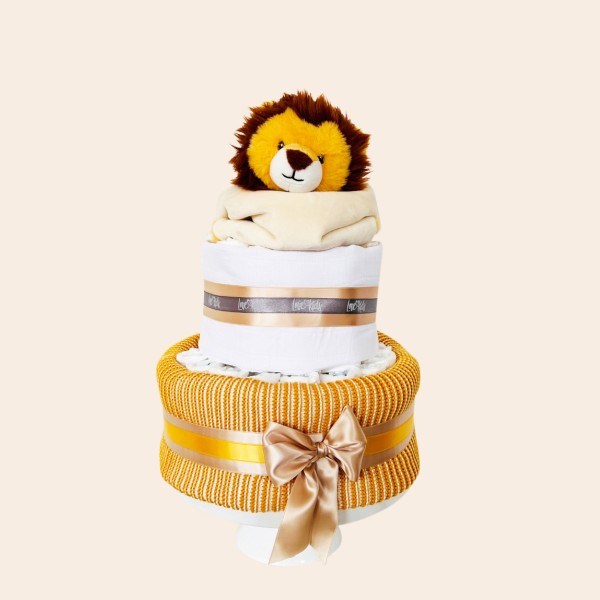 Nappy cake Lion Medium, Love Kids