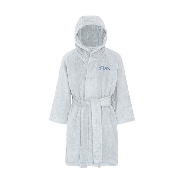 Bathrobe, Grey blue